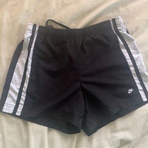 black nike shorts